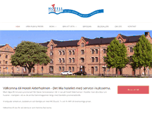 Tablet Screenshot of hotellalderholmen.se